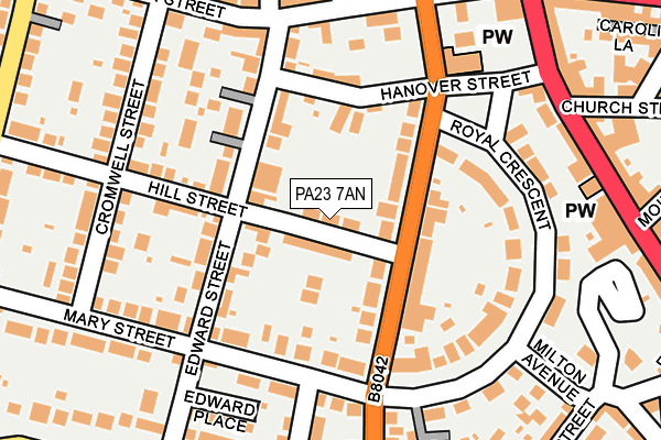 PA23 7AN map - OS OpenMap – Local (Ordnance Survey)