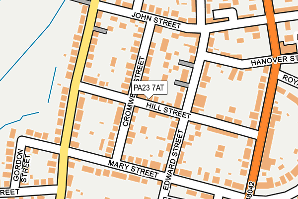 PA23 7AT map - OS OpenMap – Local (Ordnance Survey)