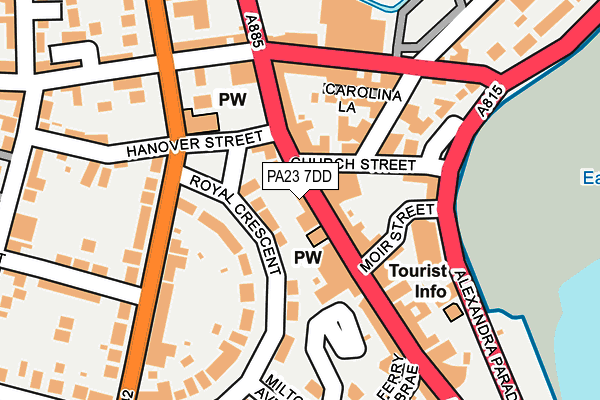 PA23 7DD map - OS OpenMap – Local (Ordnance Survey)