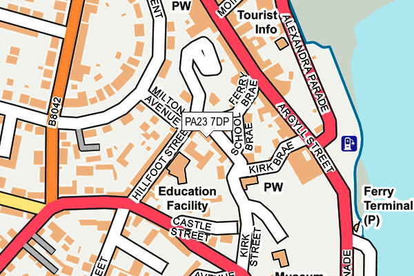 PA23 7DP map - OS OpenMap – Local (Ordnance Survey)