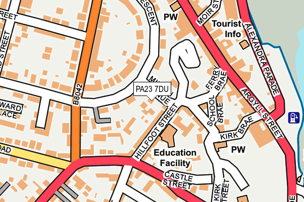 PA23 7DU map - OS OpenMap – Local (Ordnance Survey)