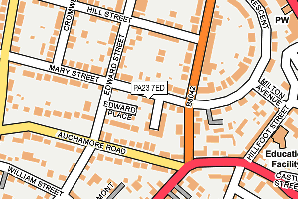 PA23 7ED map - OS OpenMap – Local (Ordnance Survey)