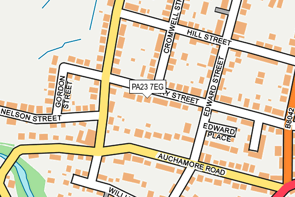 PA23 7EG map - OS OpenMap – Local (Ordnance Survey)
