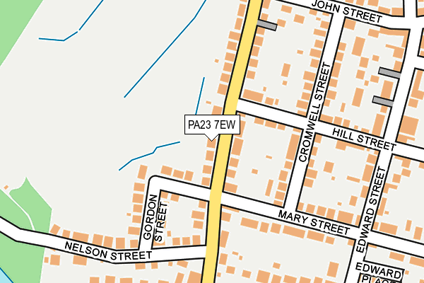PA23 7EW map - OS OpenMap – Local (Ordnance Survey)