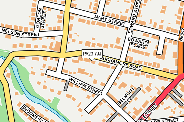 PA23 7JJ map - OS OpenMap – Local (Ordnance Survey)
