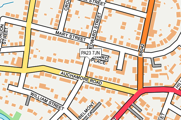 PA23 7JN map - OS OpenMap – Local (Ordnance Survey)