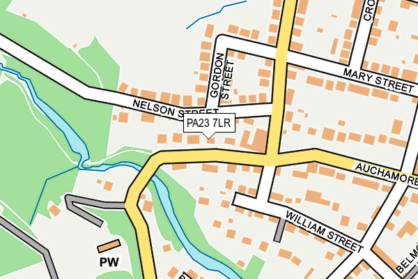 PA23 7LR map - OS OpenMap – Local (Ordnance Survey)
