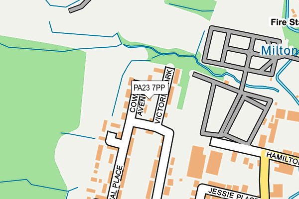 PA23 7PP map - OS OpenMap – Local (Ordnance Survey)