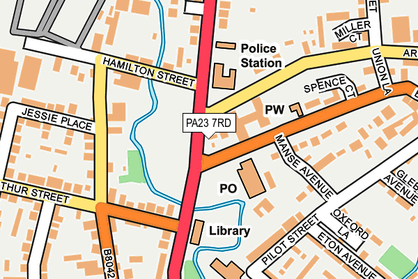PA23 7RD map - OS OpenMap – Local (Ordnance Survey)