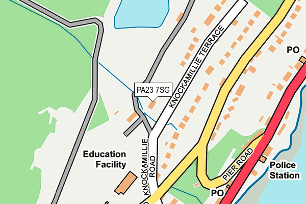 PA23 7SG map - OS OpenMap – Local (Ordnance Survey)