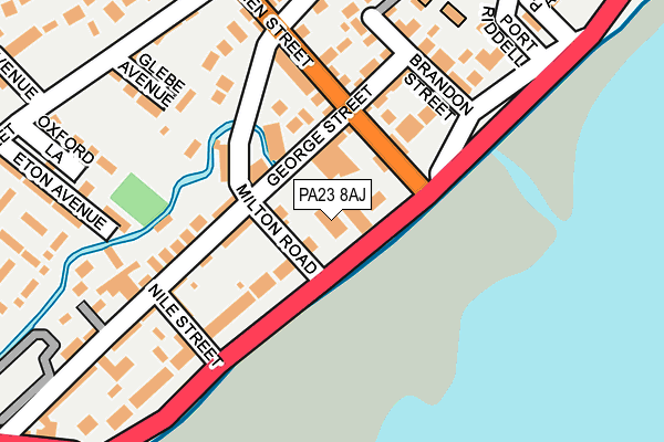 PA23 8AJ map - OS OpenMap – Local (Ordnance Survey)