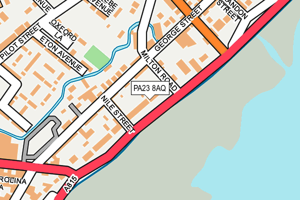 PA23 8AQ map - OS OpenMap – Local (Ordnance Survey)