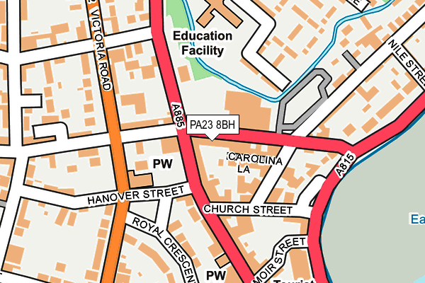 PA23 8BH map - OS OpenMap – Local (Ordnance Survey)