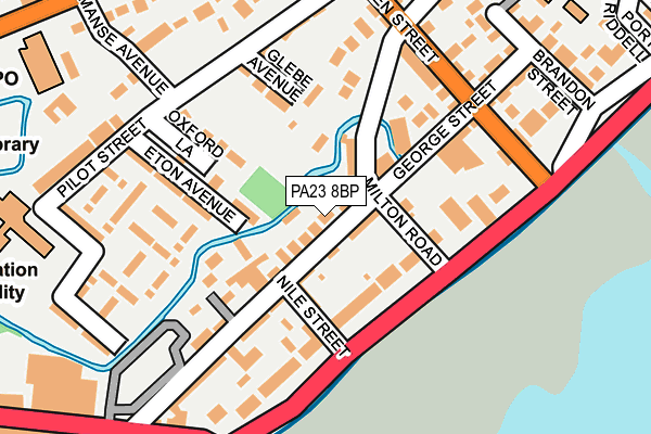 PA23 8BP map - OS OpenMap – Local (Ordnance Survey)