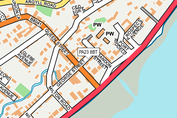PA23 8BT map - OS OpenMap – Local (Ordnance Survey)
