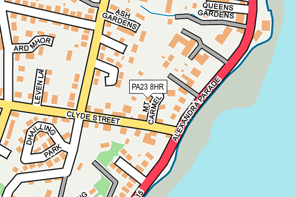 PA23 8HR map - OS OpenMap – Local (Ordnance Survey)