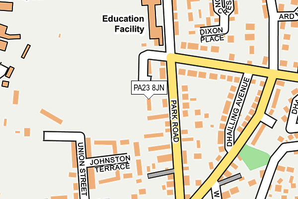 PA23 8JN map - OS OpenMap – Local (Ordnance Survey)