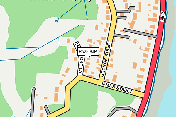 PA23 8JP map - OS OpenMap – Local (Ordnance Survey)