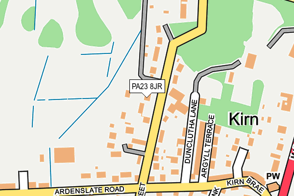 PA23 8JR map - OS OpenMap – Local (Ordnance Survey)
