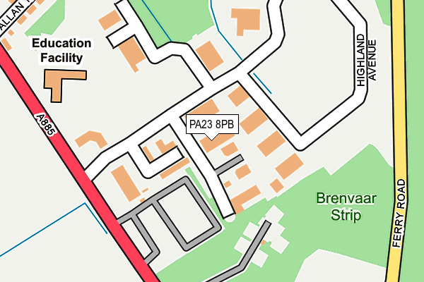 Map of MCNEE BUILDING SERVICES LTD at local scale