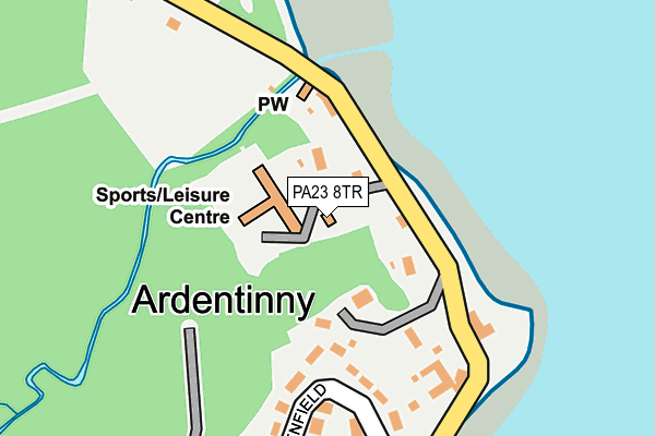 PA23 8TR map - OS OpenMap – Local (Ordnance Survey)