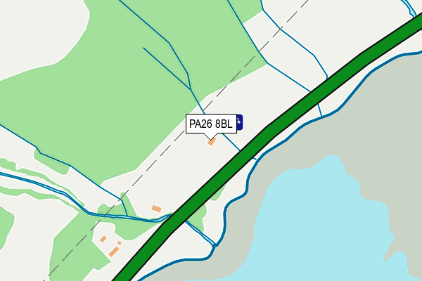 PA26 8BL map - OS OpenMap – Local (Ordnance Survey)