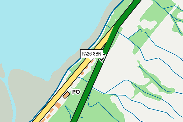 PA26 8BN map - OS OpenMap – Local (Ordnance Survey)