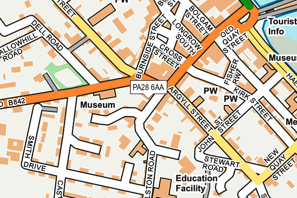 PA28 6AA map - OS OpenMap – Local (Ordnance Survey)