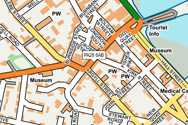PA28 6AB map - OS OpenMap – Local (Ordnance Survey)