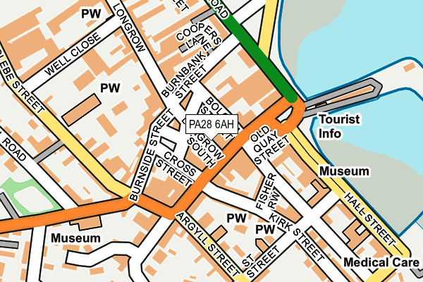 PA28 6AH map - OS OpenMap – Local (Ordnance Survey)