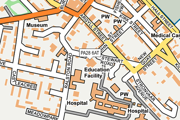 PA28 6AT map - OS OpenMap – Local (Ordnance Survey)