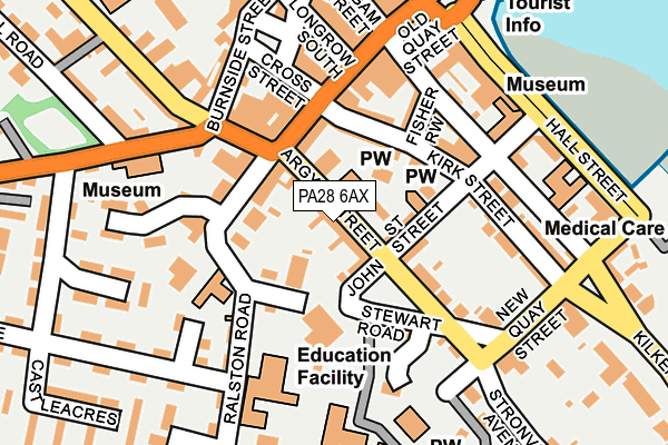 PA28 6AX map - OS OpenMap – Local (Ordnance Survey)