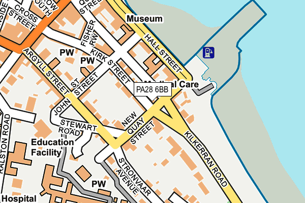 PA28 6BB map - OS OpenMap – Local (Ordnance Survey)