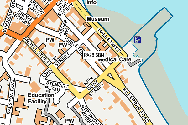 PA28 6BN map - OS OpenMap – Local (Ordnance Survey)