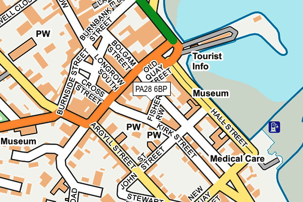 PA28 6BP map - OS OpenMap – Local (Ordnance Survey)