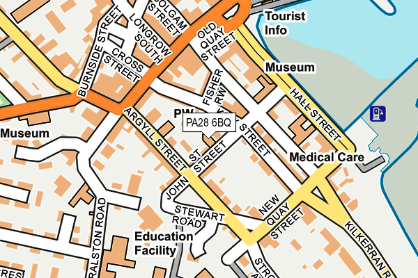 PA28 6BQ map - OS OpenMap – Local (Ordnance Survey)