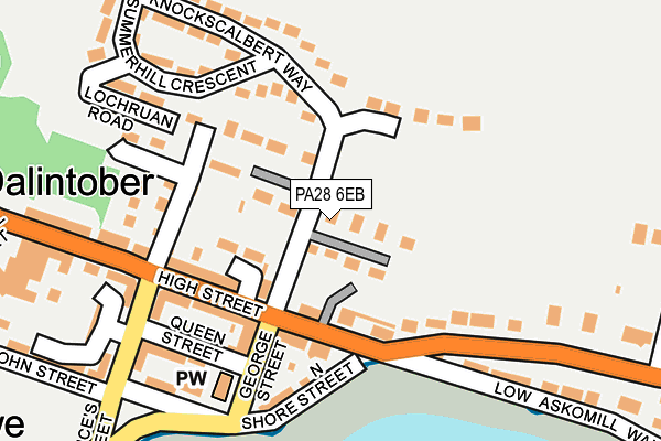 PA28 6EB map - OS OpenMap – Local (Ordnance Survey)