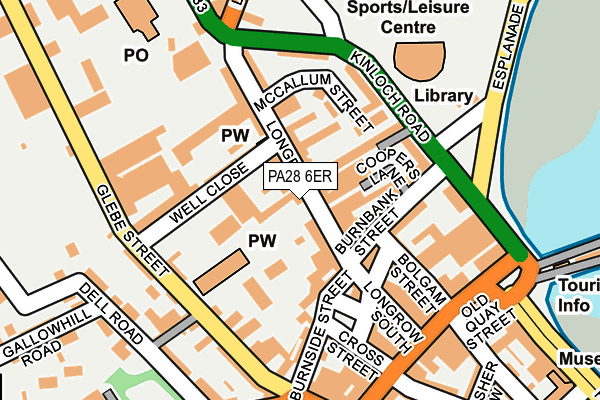 PA28 6ER map - OS OpenMap – Local (Ordnance Survey)