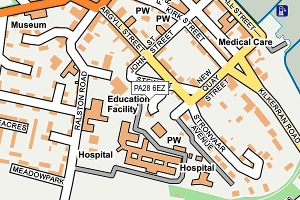 PA28 6EZ map - OS OpenMap – Local (Ordnance Survey)