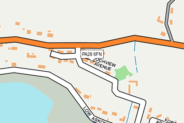PA28 6FN map - OS OpenMap – Local (Ordnance Survey)