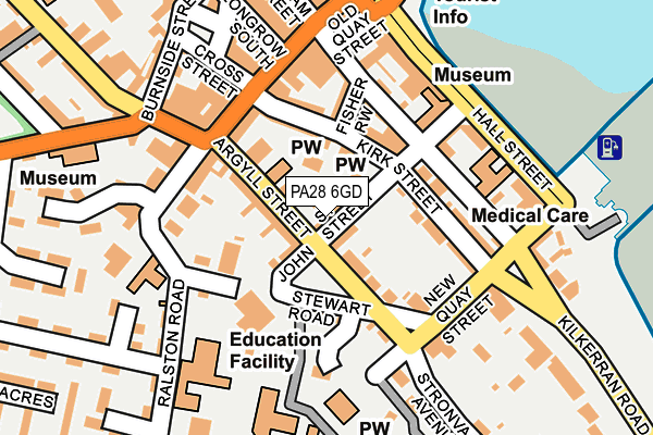 PA28 6GD map - OS OpenMap – Local (Ordnance Survey)
