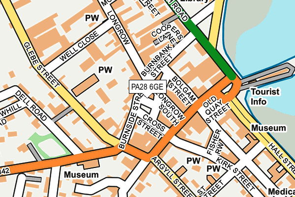 PA28 6GE map - OS OpenMap – Local (Ordnance Survey)