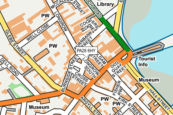 PA28 6HY map - OS OpenMap – Local (Ordnance Survey)
