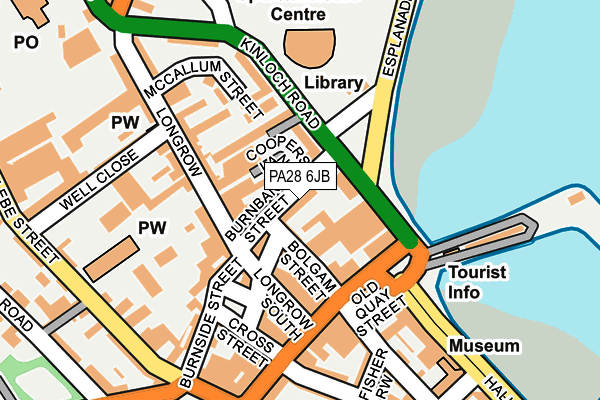 PA28 6JB map - OS OpenMap – Local (Ordnance Survey)