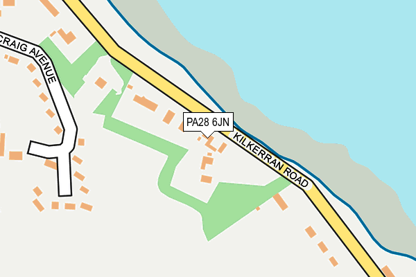 PA28 6JN map - OS OpenMap – Local (Ordnance Survey)