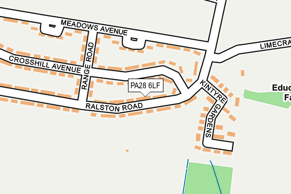 PA28 6LF map - OS OpenMap – Local (Ordnance Survey)