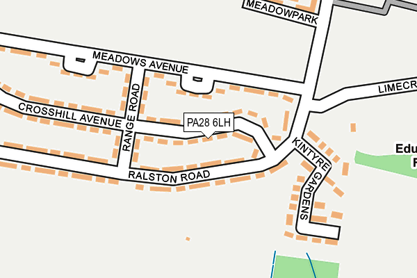 PA28 6LH map - OS OpenMap – Local (Ordnance Survey)