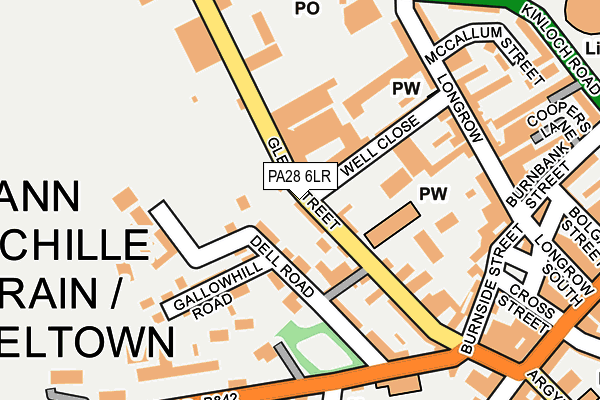 PA28 6LR map - OS OpenMap – Local (Ordnance Survey)