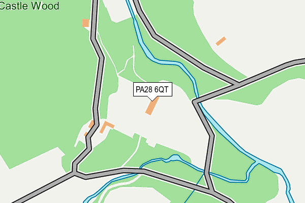 PA28 6QT map - OS OpenMap – Local (Ordnance Survey)