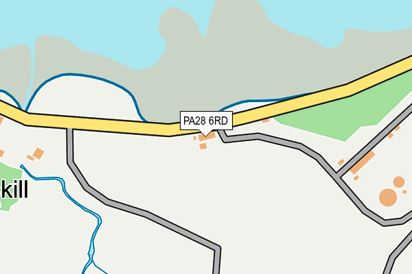 PA28 6RD map - OS OpenMap – Local (Ordnance Survey)